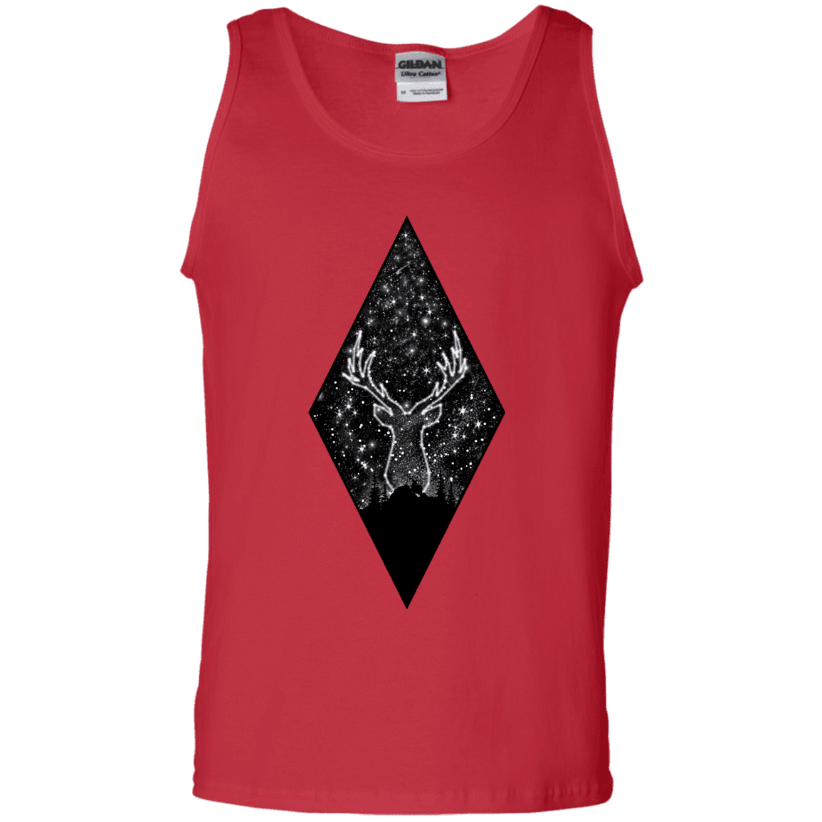T-Shirts Red / S Antler Stars Men's Tank Top