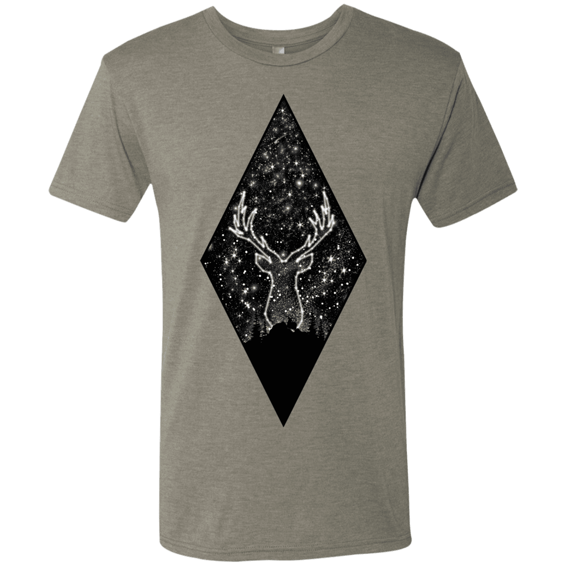 T-Shirts Venetian Grey / S Antler Stars Men's Triblend T-Shirt