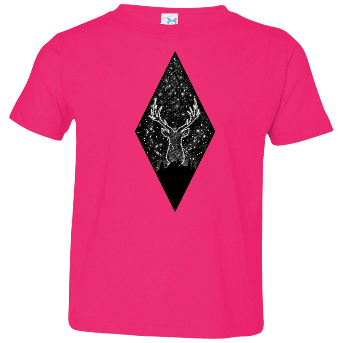 T-Shirts Hot Pink / 2T Antler Stars Toddler Premium T-Shirt