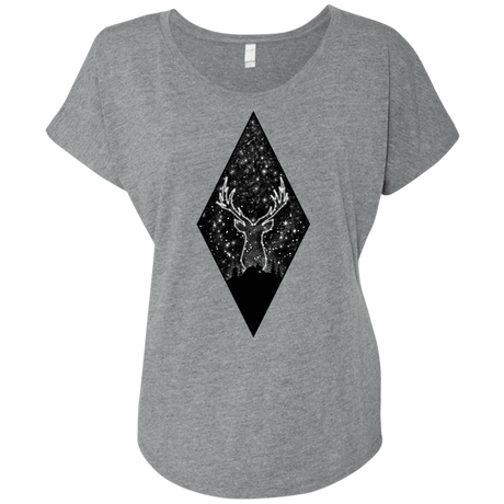 T-Shirts Premium Heather / X-Small Antler Stars Triblend Dolman Sleeve