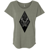 T-Shirts Venetian Grey / X-Small Antler Stars Triblend Dolman Sleeve