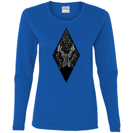T-Shirts Royal / S Antler Stars Women's Long Sleeve T-Shirt