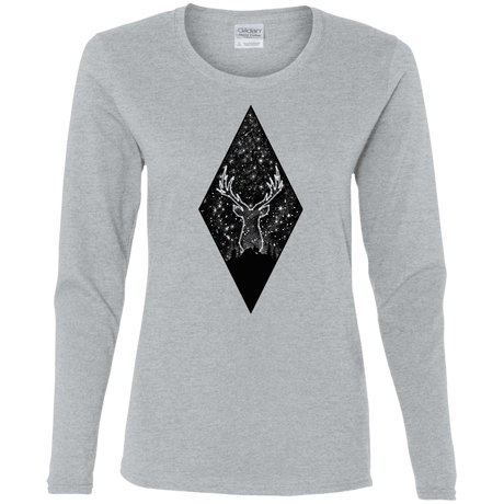 T-Shirts Sport Grey / S Antler Stars Women's Long Sleeve T-Shirt