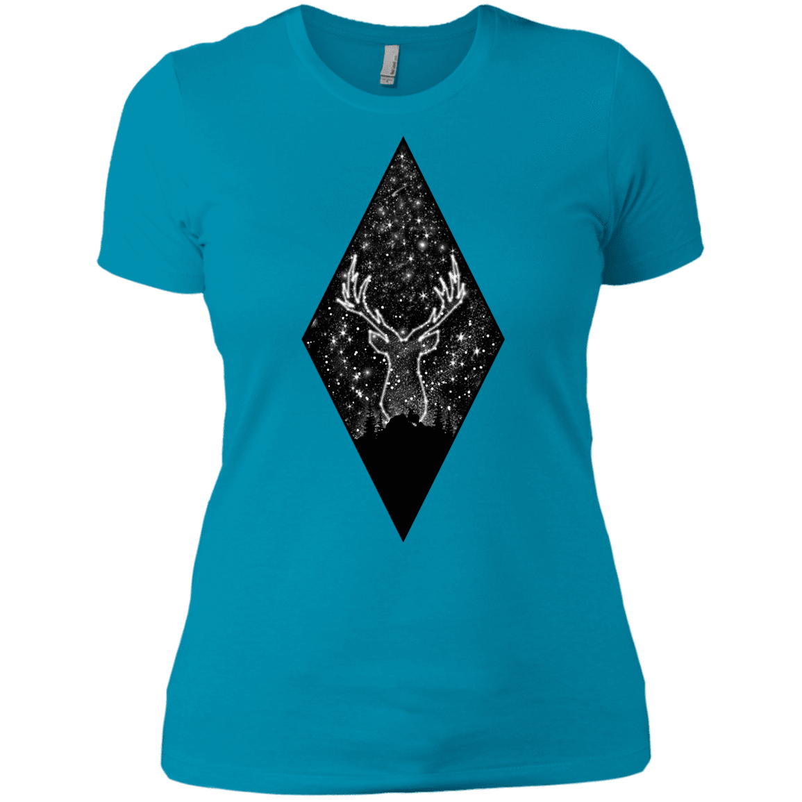 T-Shirts Turquoise / X-Small Antler Stars Women's Premium T-Shirt