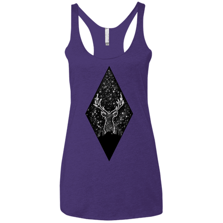 T-Shirts Purple Rush / X-Small Antler Stars Women's Triblend Racerback Tank