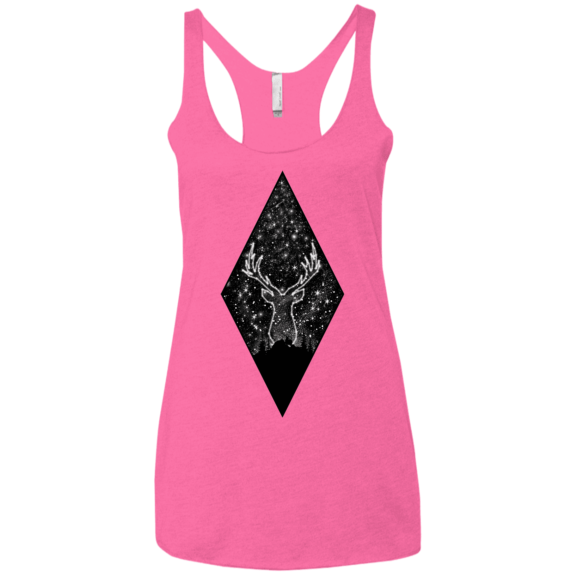 T-Shirts Vintage Pink / X-Small Antler Stars Women's Triblend Racerback Tank