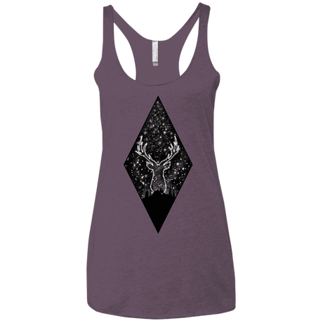 T-Shirts Vintage Purple / X-Small Antler Stars Women's Triblend Racerback Tank