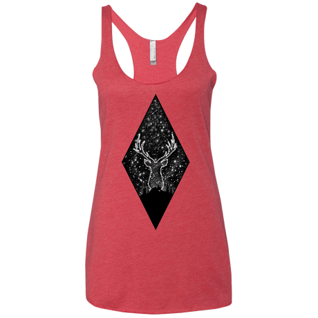 T-Shirts Vintage Red / X-Small Antler Stars Women's Triblend Racerback Tank