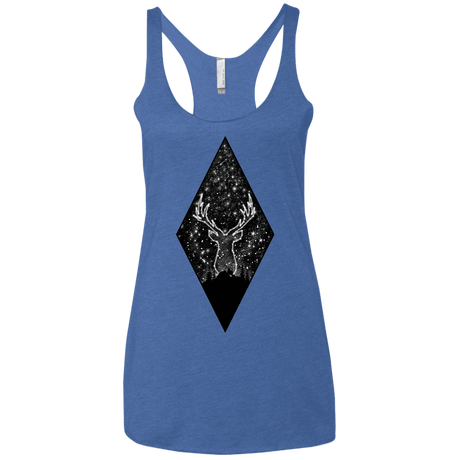 T-Shirts Vintage Royal / X-Small Antler Stars Women's Triblend Racerback Tank