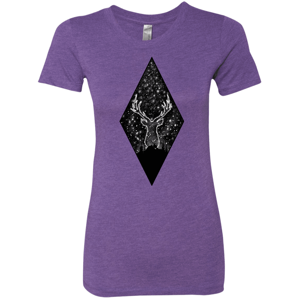 T-Shirts Purple Rush / S Antler Stars Women's Triblend T-Shirt