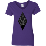 T-Shirts Purple / S Antler Stars Women's V-Neck T-Shirt