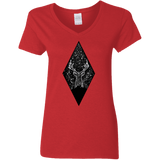 T-Shirts Red / S Antler Stars Women's V-Neck T-Shirt