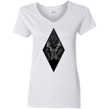 T-Shirts White / S Antler Stars Women's V-Neck T-Shirt