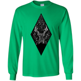 T-Shirts Irish Green / YS Antler Stars Youth Long Sleeve T-Shirt