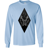 T-Shirts Light Blue / YS Antler Stars Youth Long Sleeve T-Shirt