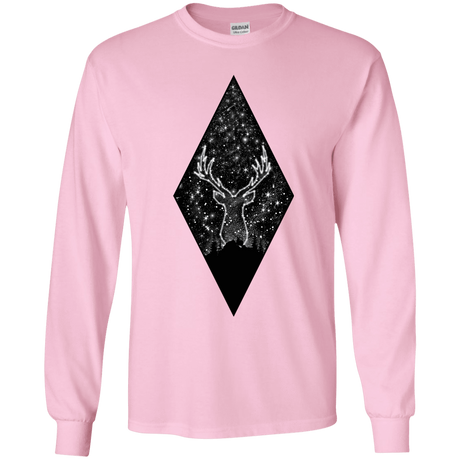 T-Shirts Light Pink / YS Antler Stars Youth Long Sleeve T-Shirt