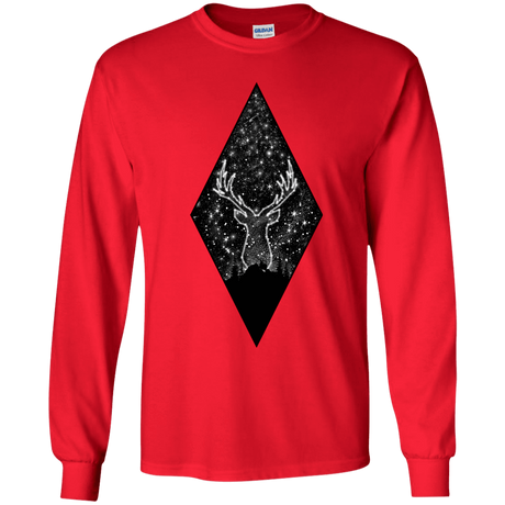 T-Shirts Red / YS Antler Stars Youth Long Sleeve T-Shirt