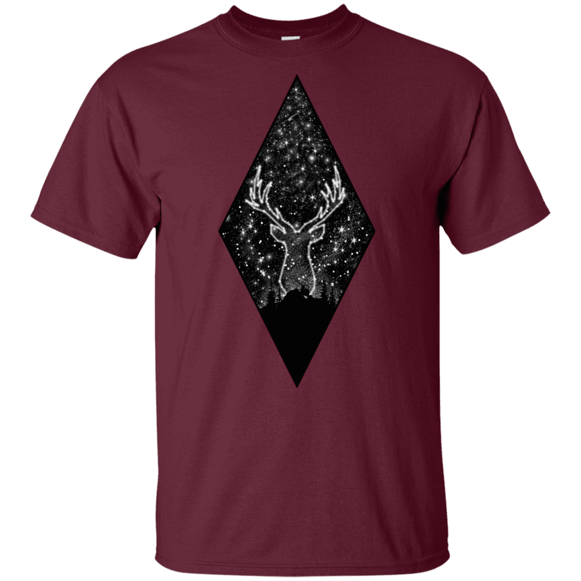 T-Shirts Maroon / YXS Antler Stars Youth T-Shirt