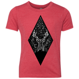 T-Shirts Vintage Red / YXS Antler Stars Youth Triblend T-Shirt
