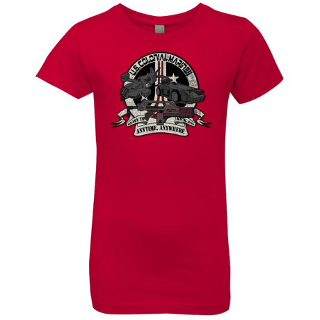 T-Shirts Red / YXS Anytime Anywhere Girls Premium T-Shirt