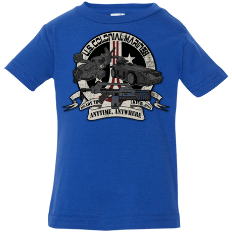 T-Shirts Royal / 6 Months Anytime Anywhere Infant Premium T-Shirt