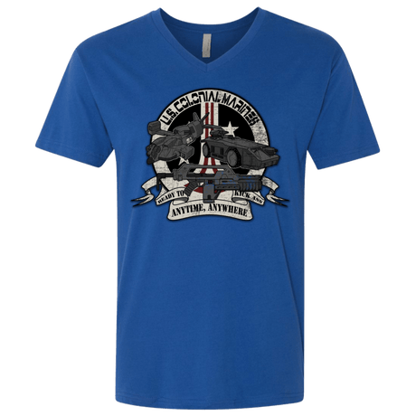 T-Shirts Royal / X-Small Anytime Anywhere Men's Premium V-Neck