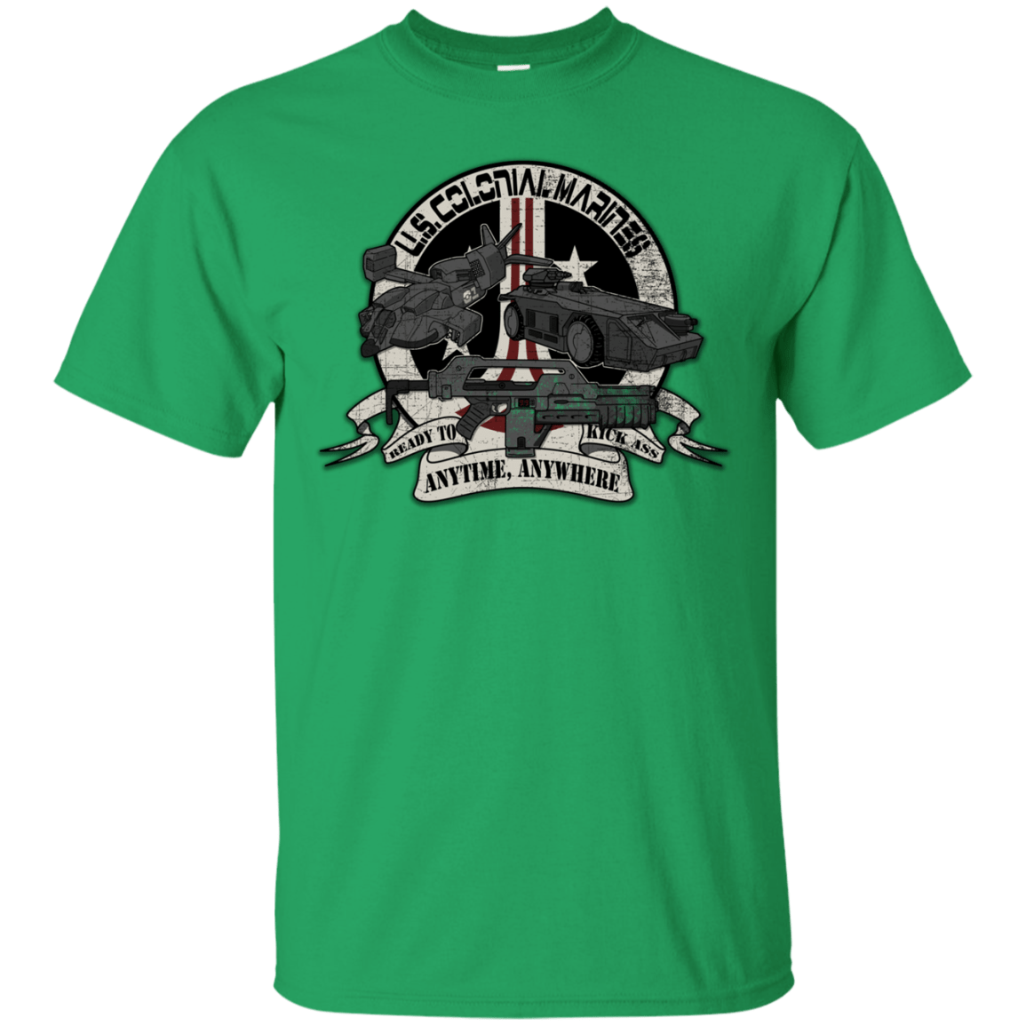 T-Shirts Irish Green / Small Anytime Anywhere T-Shirt