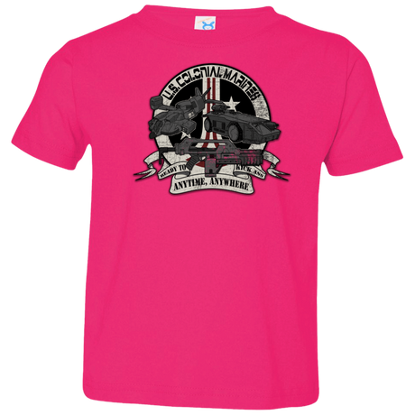 T-Shirts Hot Pink / 2T Anytime Anywhere Toddler Premium T-Shirt
