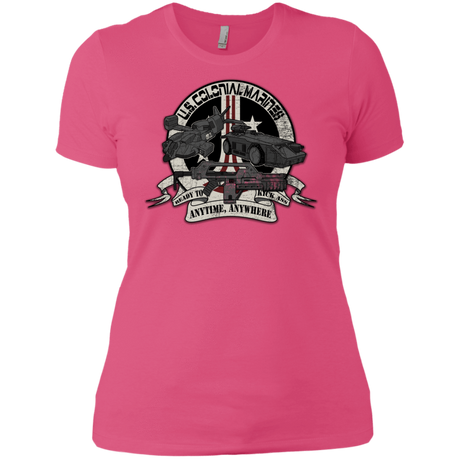T-Shirts Hot Pink / X-Small Anytime Anywhere Women's Premium T-Shirt