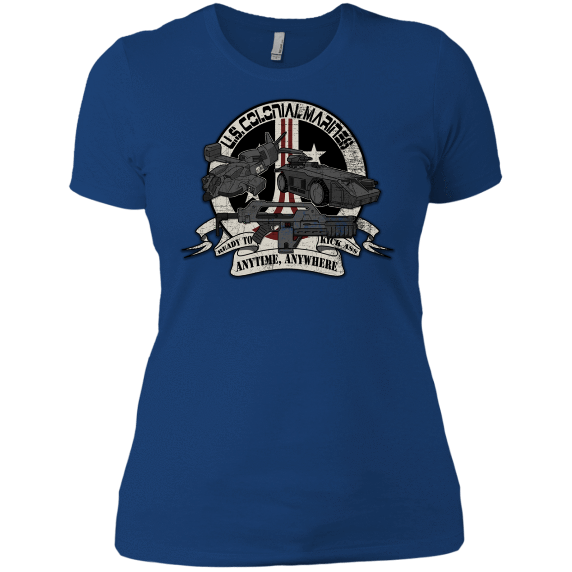 T-Shirts Royal / X-Small Anytime Anywhere Women's Premium T-Shirt