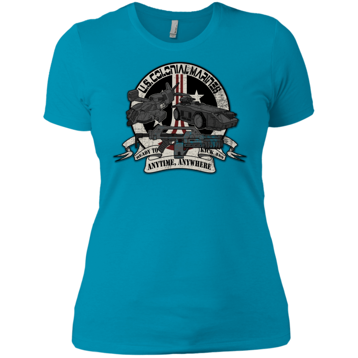 T-Shirts Turquoise / X-Small Anytime Anywhere Women's Premium T-Shirt
