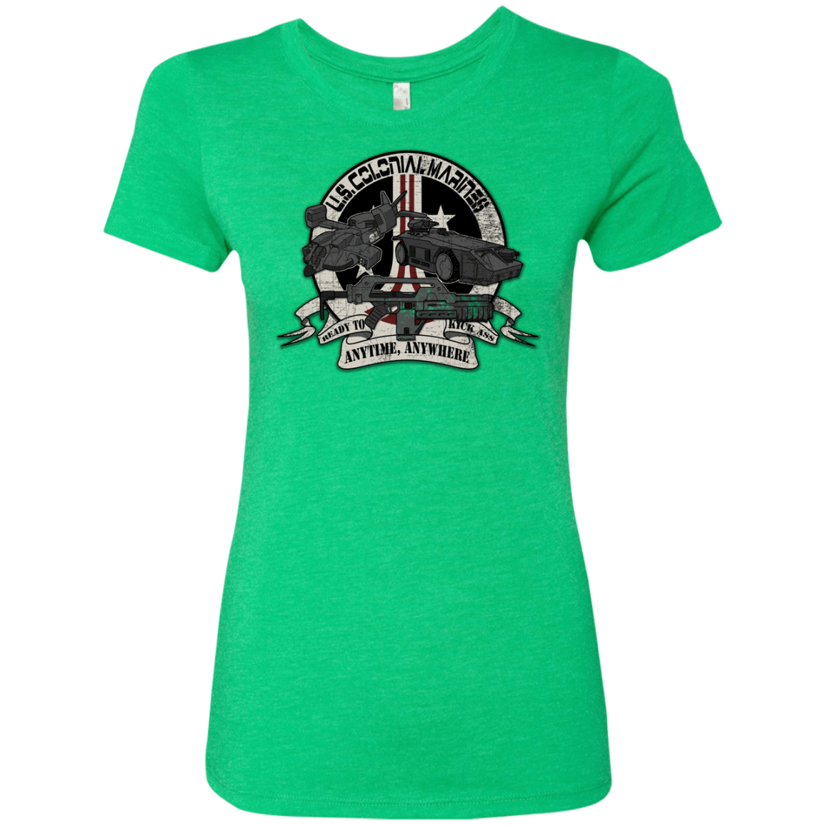 T-Shirts Envy / Small Anytime Anywhere Women's Triblend T-Shirt