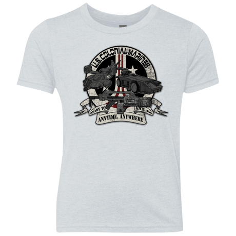 T-Shirts Heather White / YXS Anytime Anywhere Youth Triblend T-Shirt