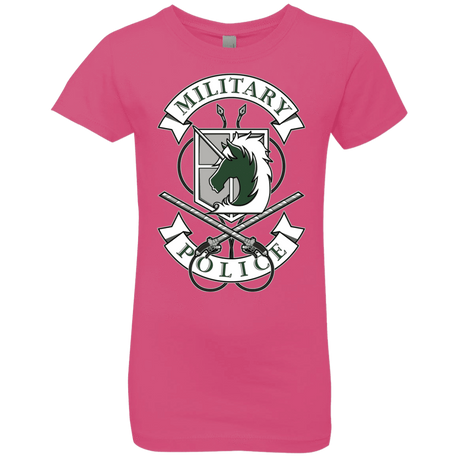 T-Shirts Hot Pink / YXS AoT Military Police Girls Premium T-Shirt