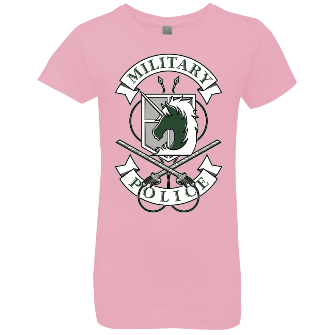 T-Shirts Light Pink / YXS AoT Military Police Girls Premium T-Shirt