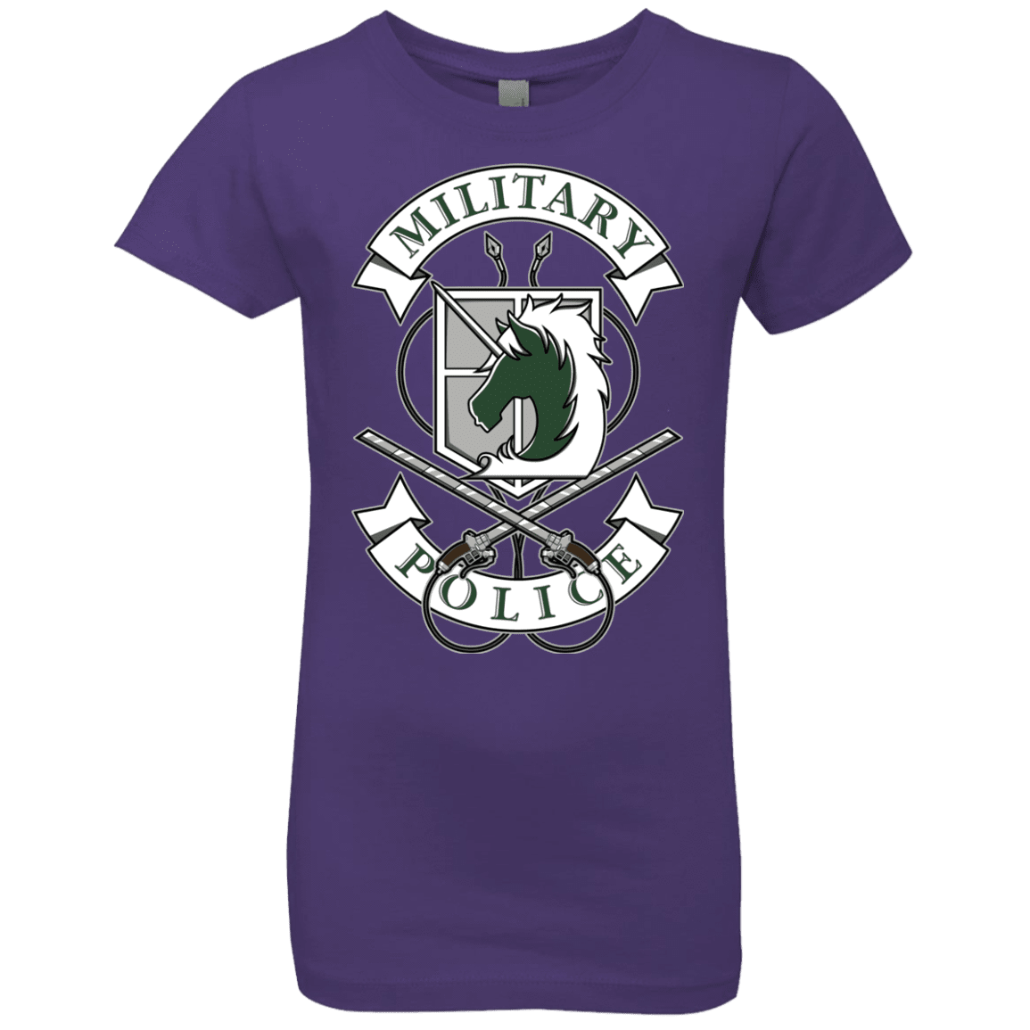 T-Shirts Purple Rush / YXS AoT Military Police Girls Premium T-Shirt