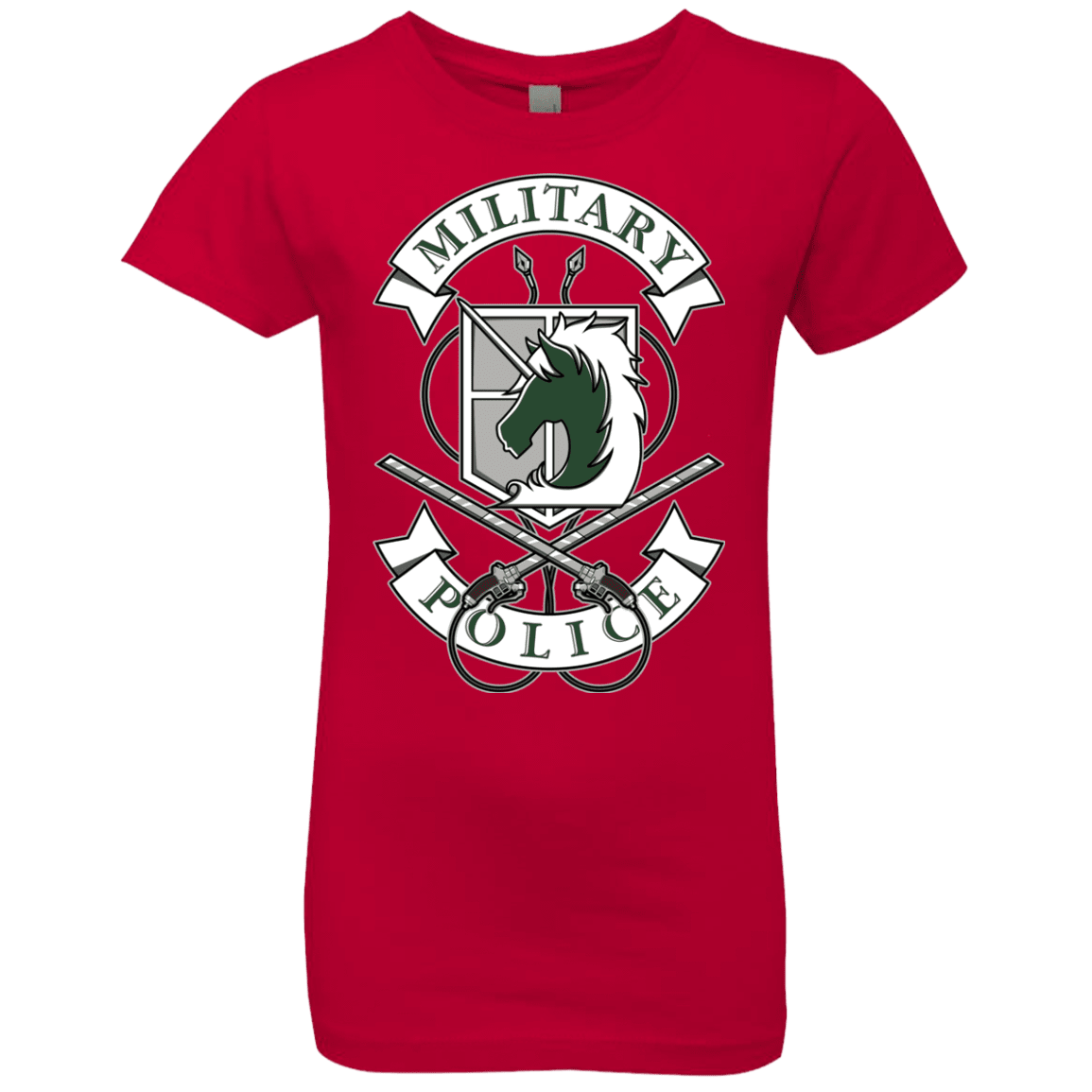T-Shirts Red / YXS AoT Military Police Girls Premium T-Shirt