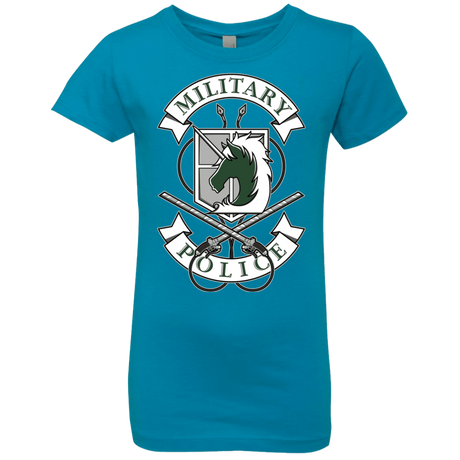 T-Shirts Turquoise / YXS AoT Military Police Girls Premium T-Shirt