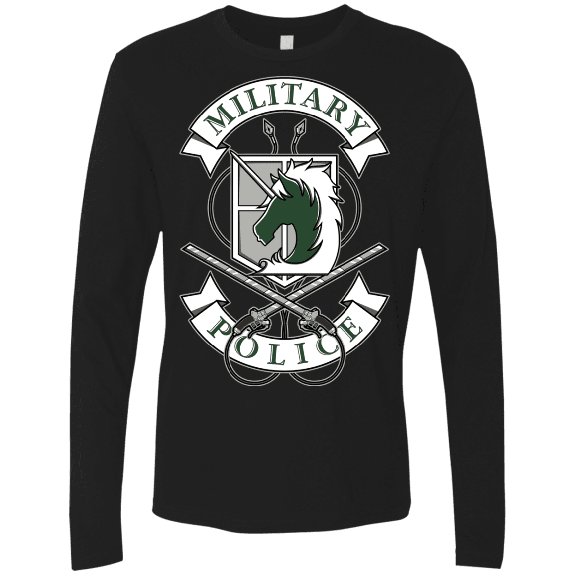 T-Shirts Black / S AoT Military Police Men's Premium Long Sleeve