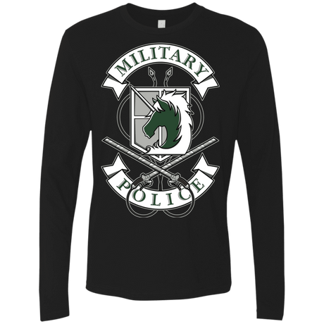 T-Shirts Black / S AoT Military Police Men's Premium Long Sleeve