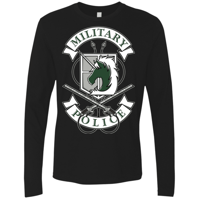 T-Shirts Black / S AoT Military Police Men's Premium Long Sleeve