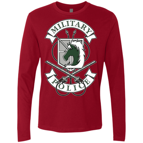 T-Shirts Cardinal / S AoT Military Police Men's Premium Long Sleeve