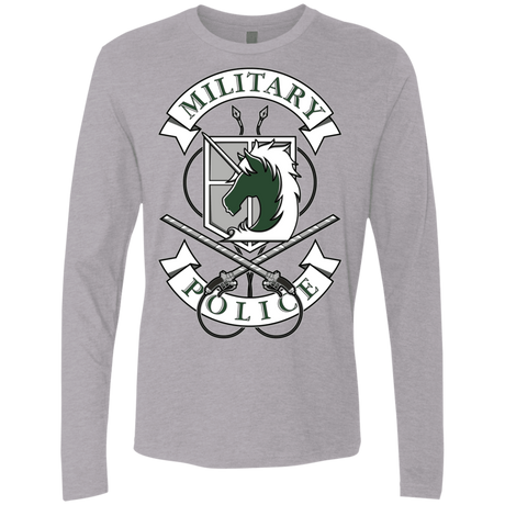 T-Shirts Heather Grey / S AoT Military Police Men's Premium Long Sleeve