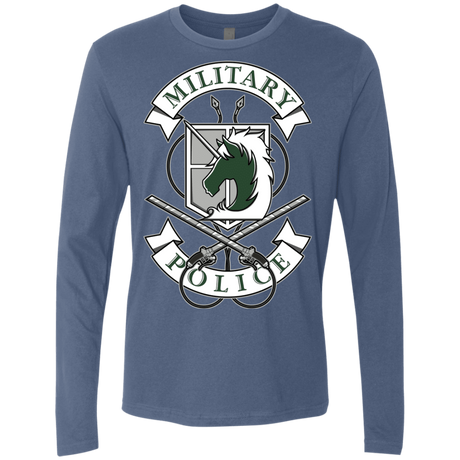 T-Shirts Indigo / S AoT Military Police Men's Premium Long Sleeve
