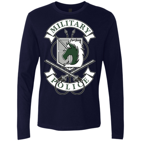 T-Shirts Midnight Navy / S AoT Military Police Men's Premium Long Sleeve