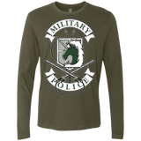 T-Shirts Military Green / S AoT Military Police Men's Premium Long Sleeve