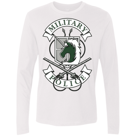T-Shirts White / S AoT Military Police Men's Premium Long Sleeve