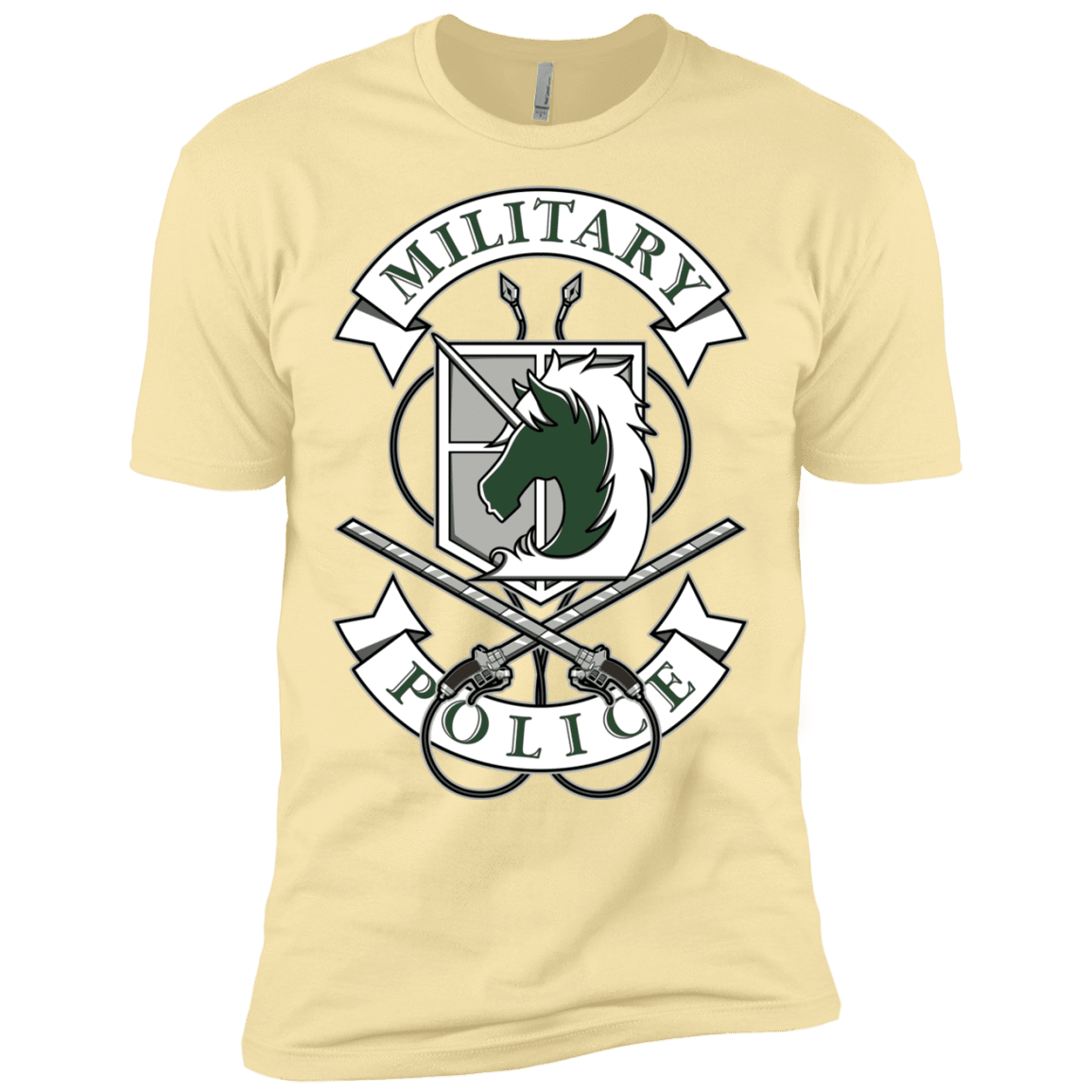 T-Shirts Banana Cream / X-Small AoT Military Police Men's Premium T-Shirt