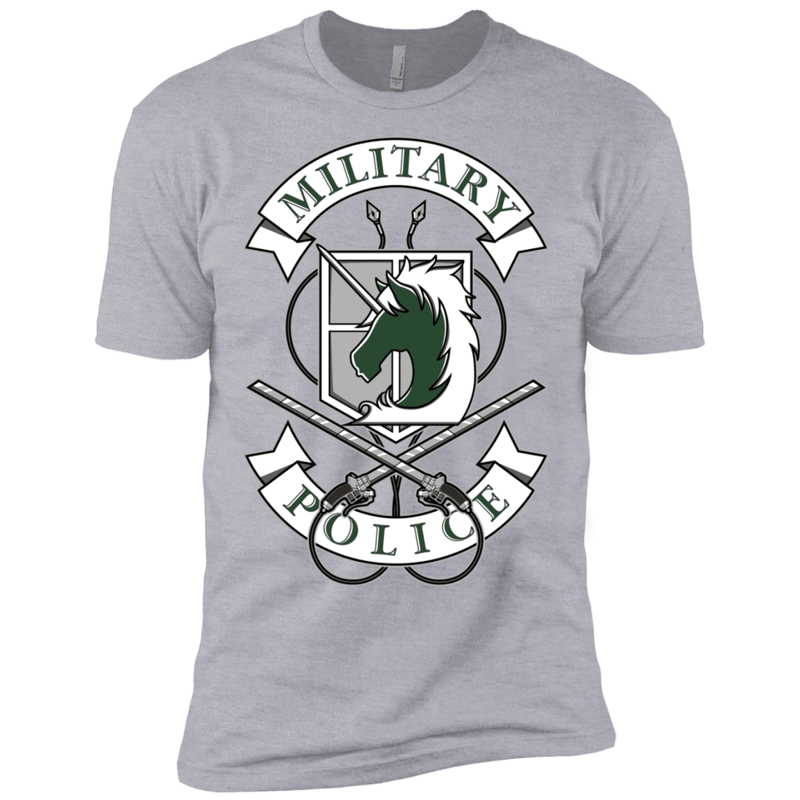 T-Shirts Heather Grey / X-Small AoT Military Police Men's Premium T-Shirt