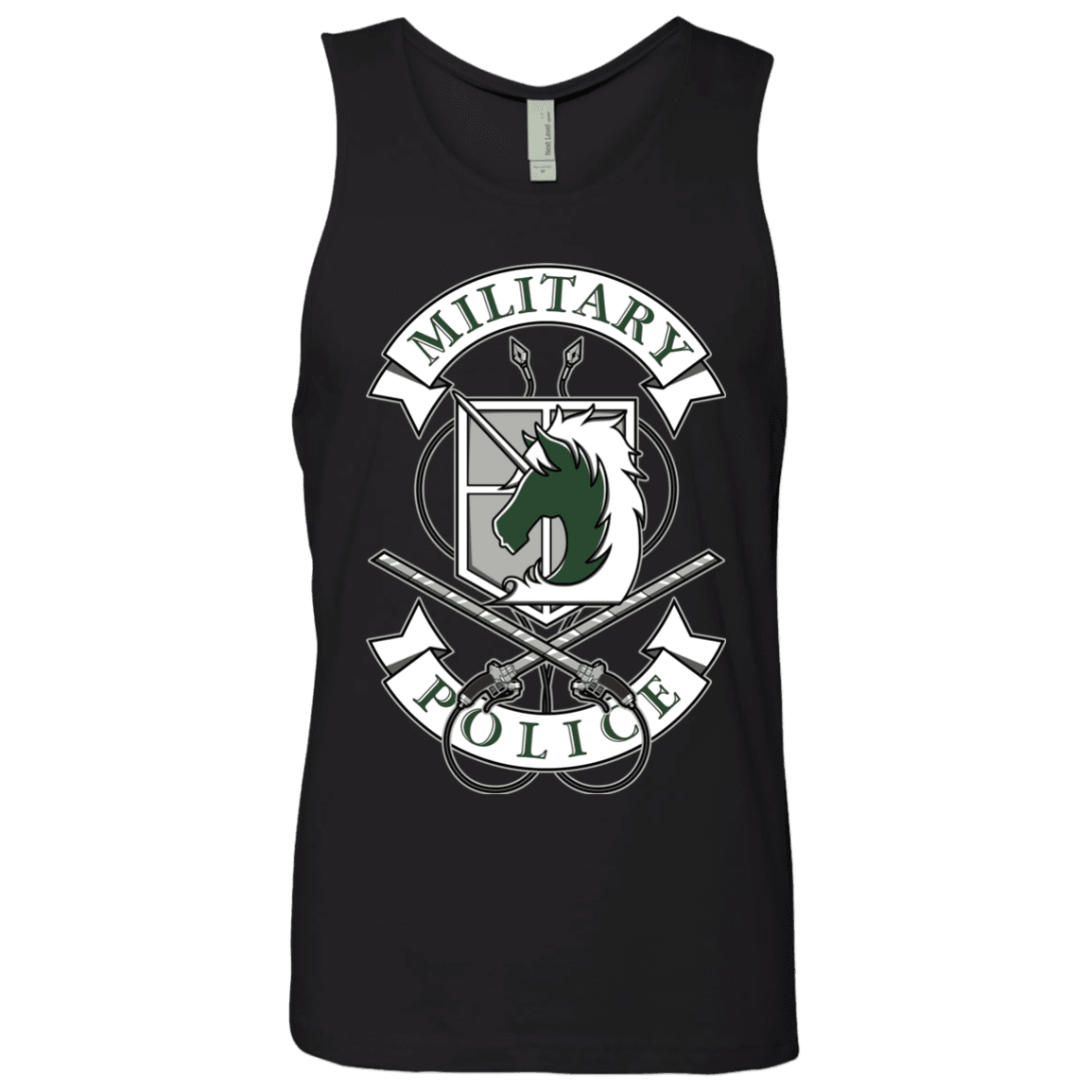 T-Shirts Black / S AoT Military Police Men's Premium Tank Top